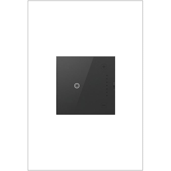 Legrand adorne Touch Tru-Universal Single-Pole/3-Way LED Illuminated Square Light Dimmer, Graphite