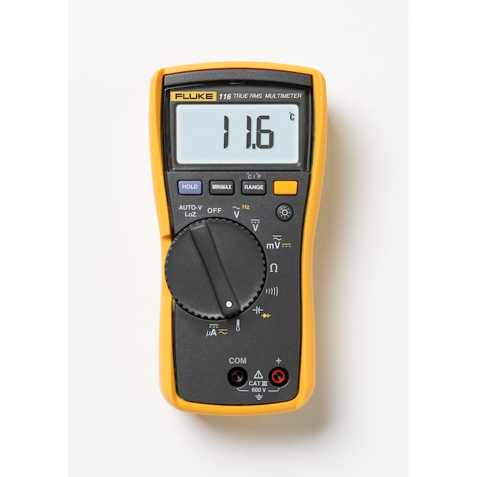 Fluke 116 Digital Display Multimeter 100 Amp 600-Volt