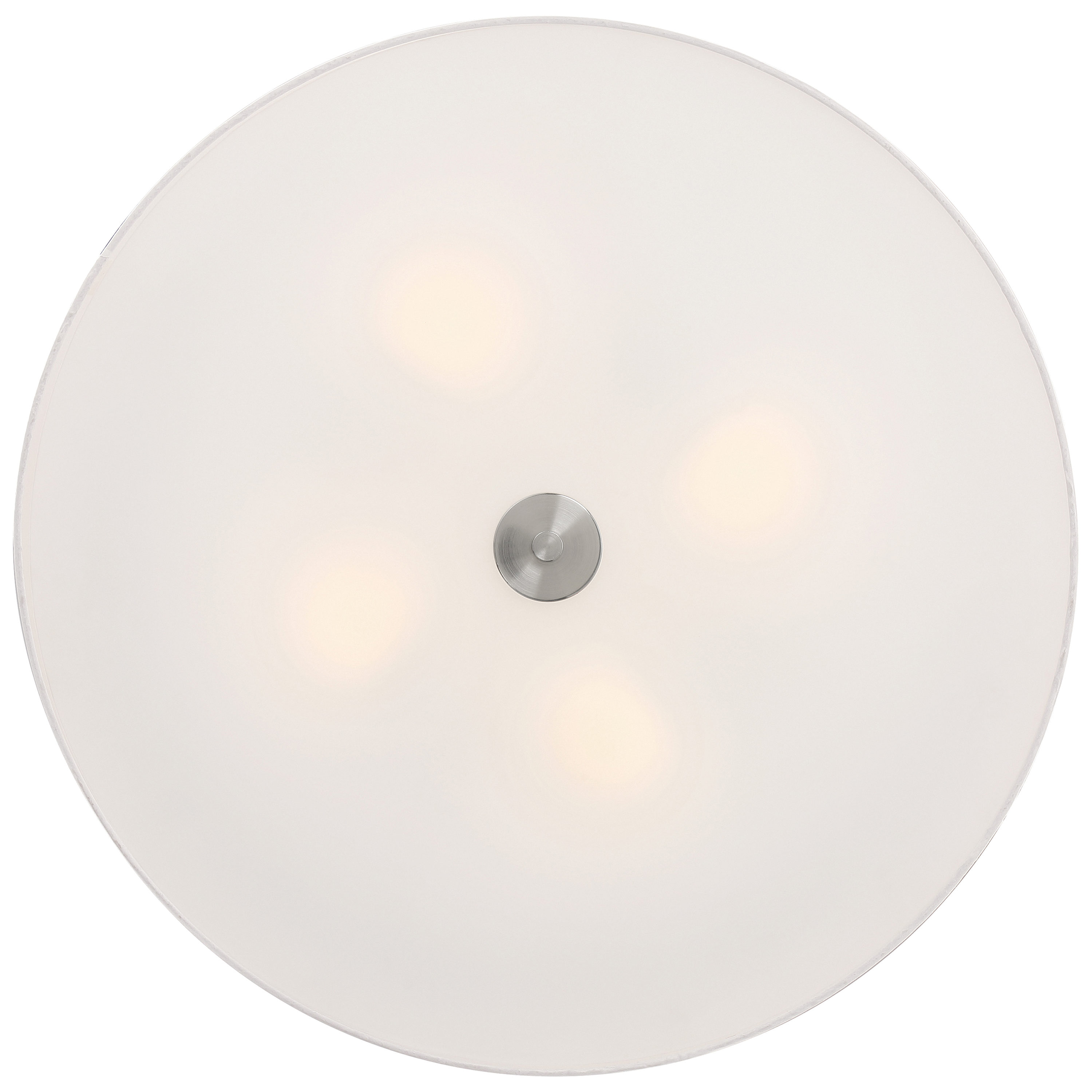 Mid Town 4 -Light Brushed Steel Flush Mount Light - Image 2