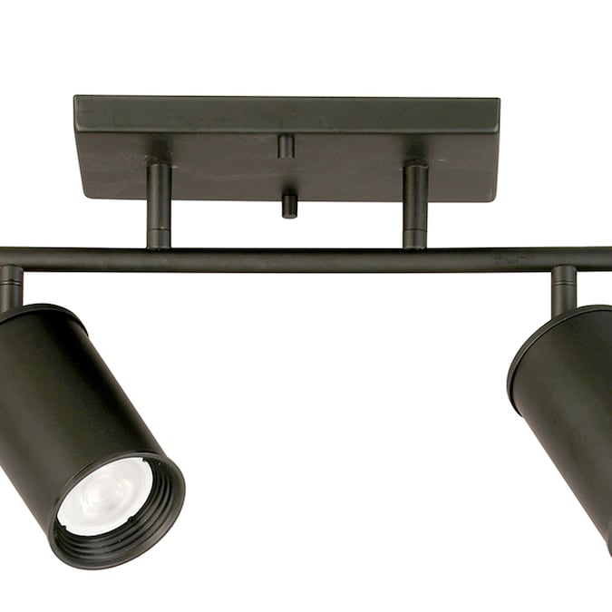 allen + roth Mason 36-in 4-Light Matte Black dimmable Gu10 Pin Base Traditional Track Bar - Image 4