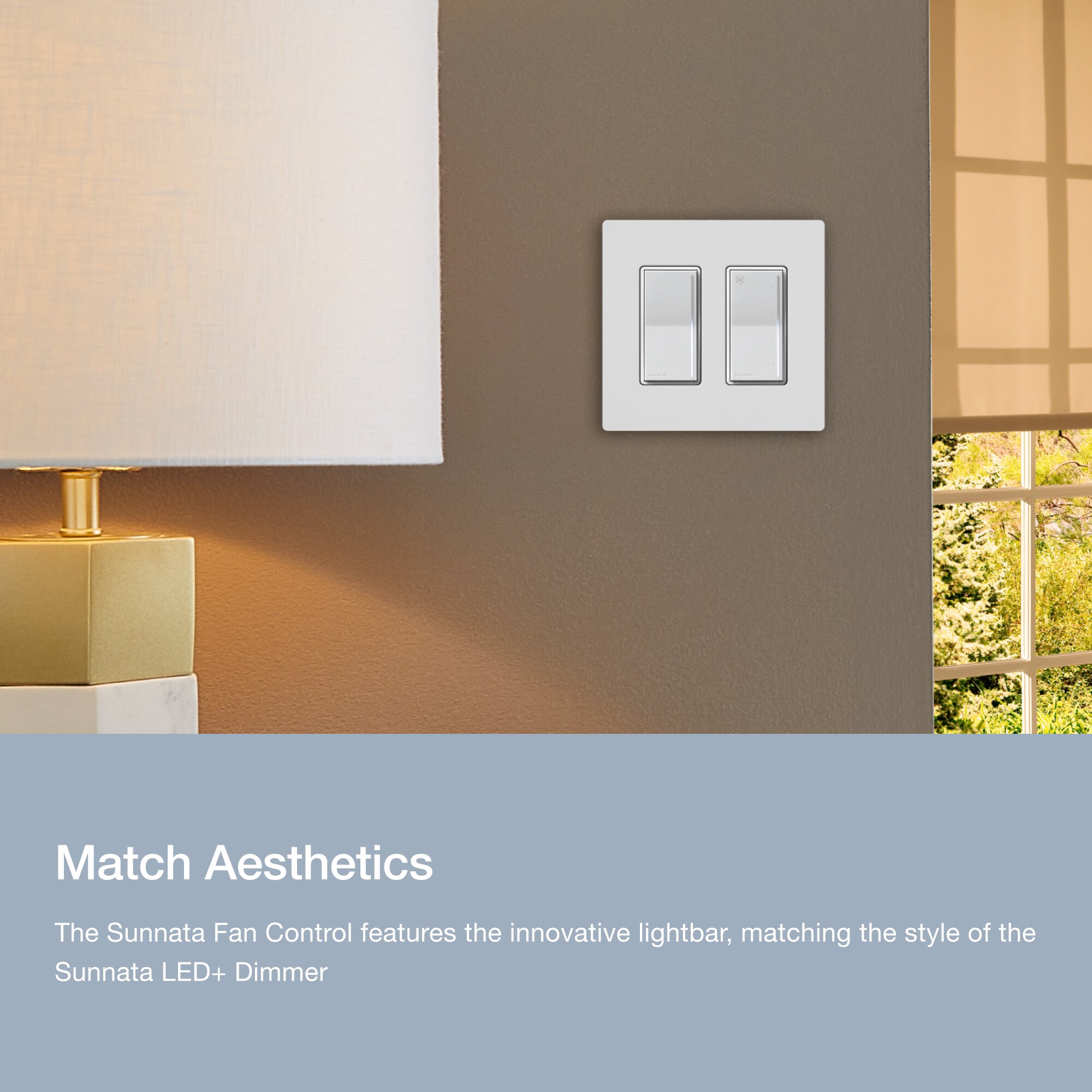 Sunnata Fan Control 1.5 -Amp 4-speed Touch Fan Control White - Image 4