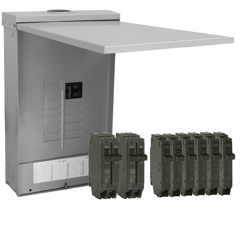 PowerMark Gold 125 -Amp 12 -Spaces 24 -Circuit Outdoor Main breaker Load Center (Value Pack)