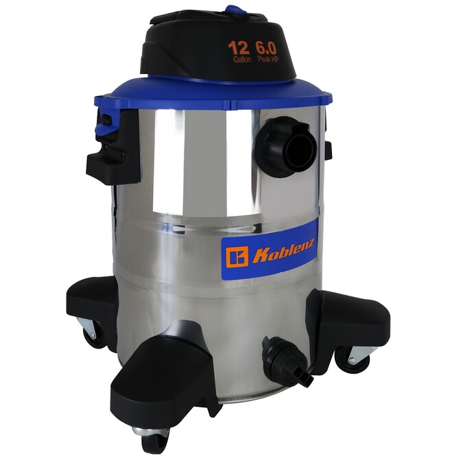 Koblenz 12-Gallons 6-HP Corded Wet/Dry Shop Vacuum with Accessories Included - Image 8
