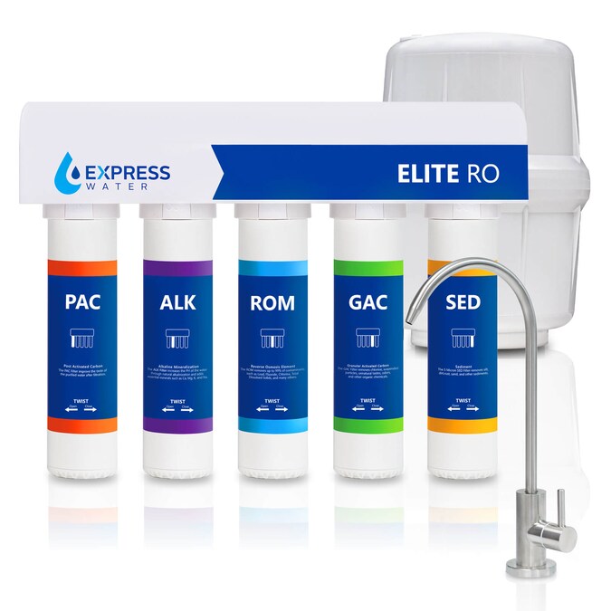 Express Water ROELITE9 5-stage Multi-method Reverse Osmosis Filtration System