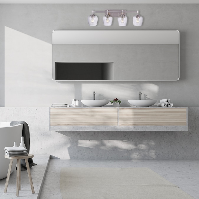 Craftmade Stellen 30.25-in 4-Light Brushed Nickel Traditional Vanity Light - Image 5