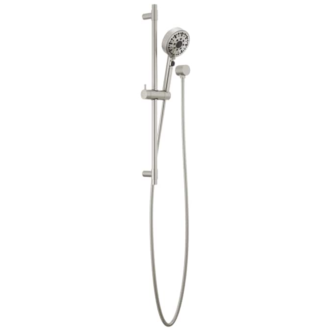 Peerless Precept Brushed Nickel Multi-function Round Bathtub and Shower Faucet Valve Included