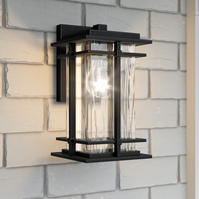 Quoizel McAlister 1-Light 11.75-in H Black Outdoor Wall Light