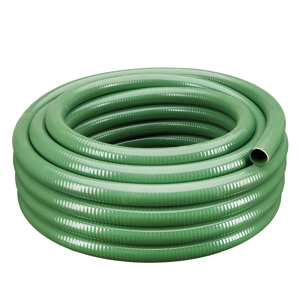 2-in ID x 100-ft Reinforced PVC Green Suction hose