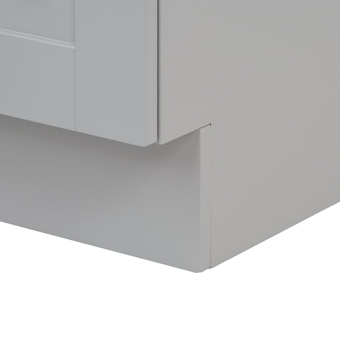 Project Source 36-in Gray Bathroom Vanity Base Cabinet without Top - Image 13
