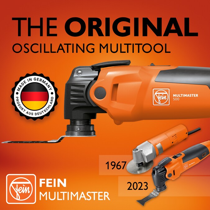 FEIN MULTIMASTER MM 500 Plus Corded 3-Amp Variable 2-Piece Oscillating Multi-Tool Kit with Hard Case - Image 9