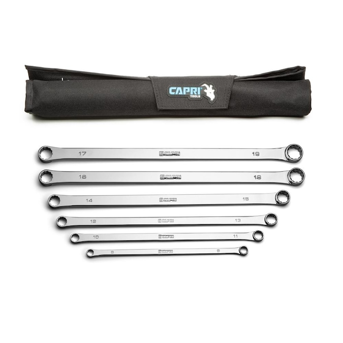 Capri Tools 6-Piece Set 12-point Metric Box End Wrench Includes Soft Case