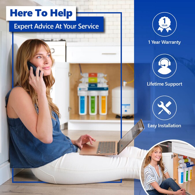 Express Water RODI10D 6-stage Multi-method Reverse Osmosis Filtration System - Image 7