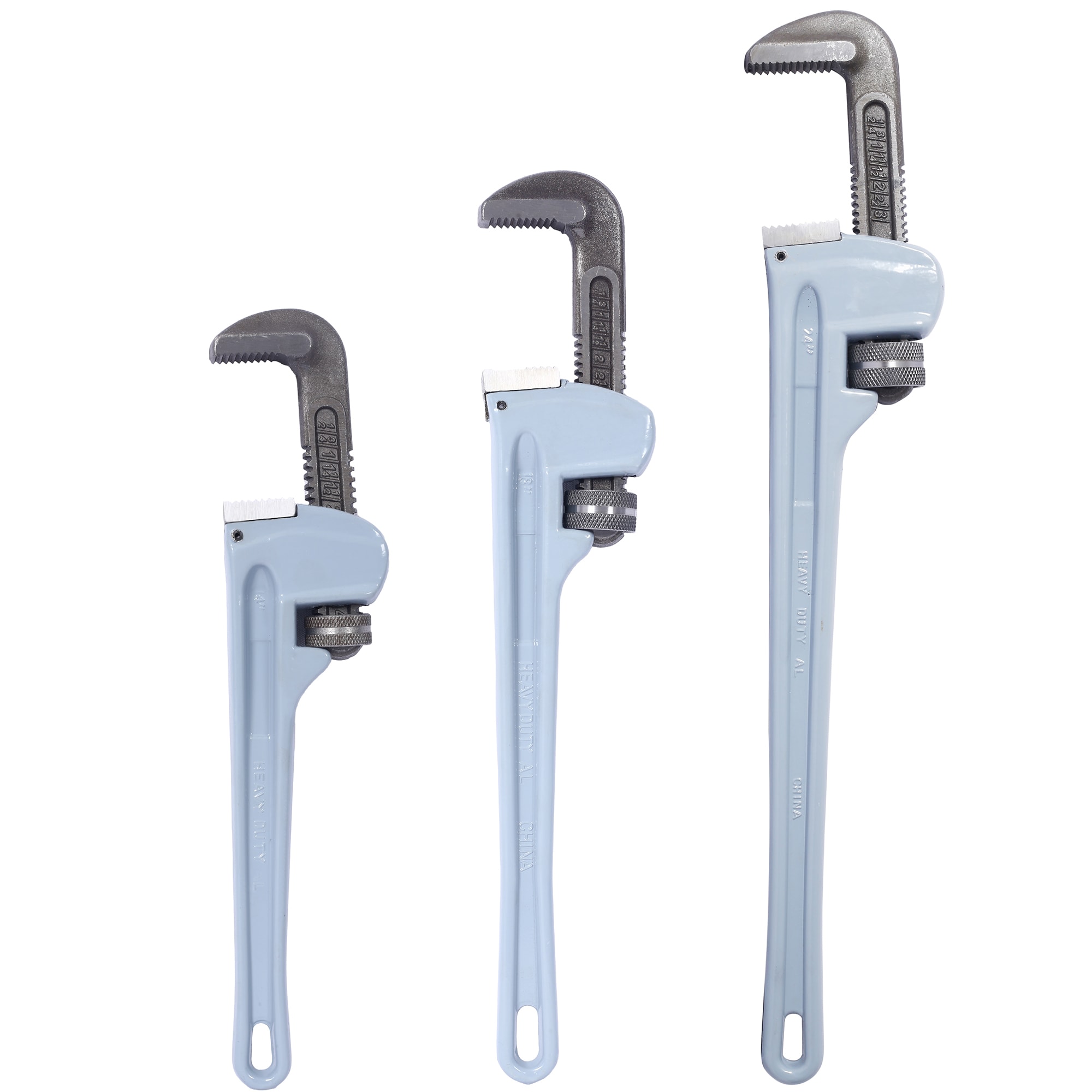 3 -Piece 14-in Aluminum Pipe Wrench Set - Image 2