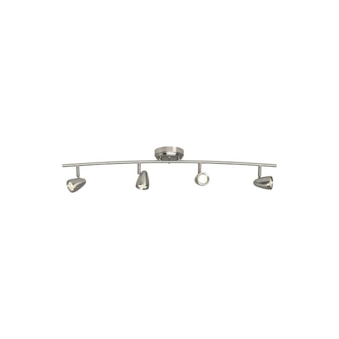 Generation Lighting Talida 36.625-in 4-Light Brushed Nickel dimmable Integrated Modern/Contemporary Track Bar