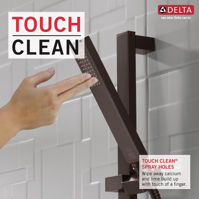 Delta Vero Venetian Bronze 1.38-in Rectangle Handheld Shower Head 1.75-GPM (6.6-LPM) - Image 4