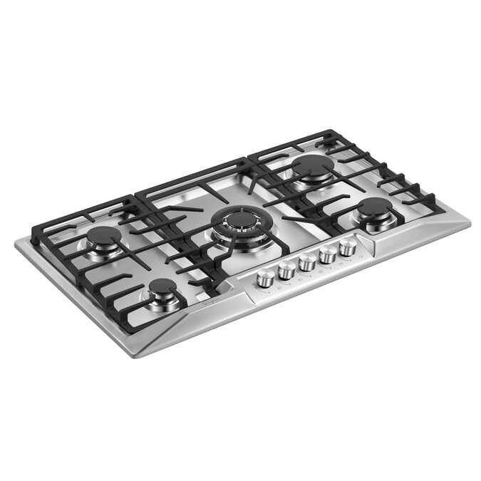 Empava 36-in 5 Burners Stainless Steel Gas Cooktop - Image 9
