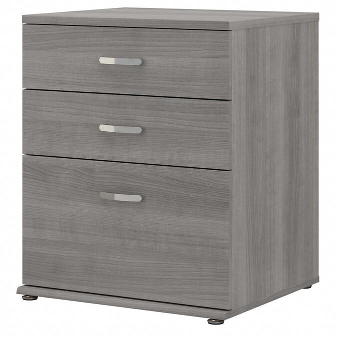 Bush Business Furniture Universal Storage 28.3464-in W x 33.9763-in H Wood Composite Platinum Gray Freestanding Utility Storage Cabinet