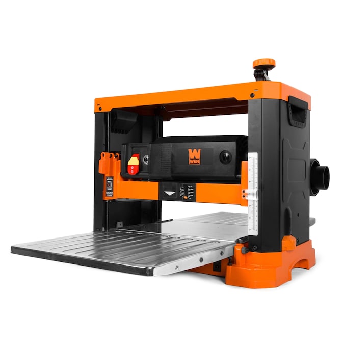 WEN Benchtop Planer with Spiral Cutterhead, 15 Amp, 120V, 26 Blades, 6-in Max Thickness, 13-in Max Width, Two-Speed Operation