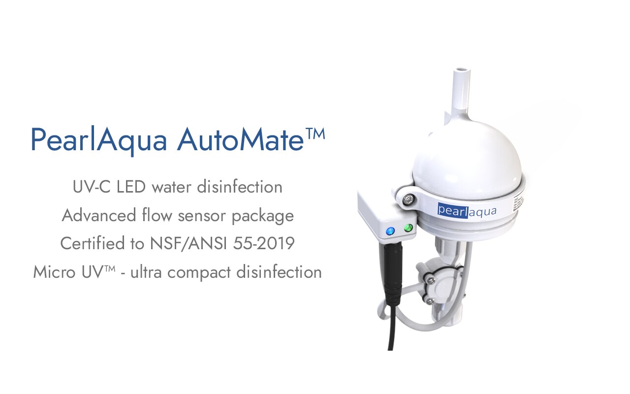 PearlAqua AutoMate UV-C LED Single-stage Microbial Filtration Under Sink Water Filtration System - Image 2