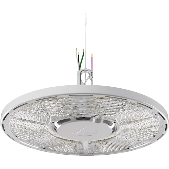 Lithonia Lighting 12.98-in x 12.98-in 18000-Lumen Adjustable-Lumen 5000 K Switchable White LED High Bay Light