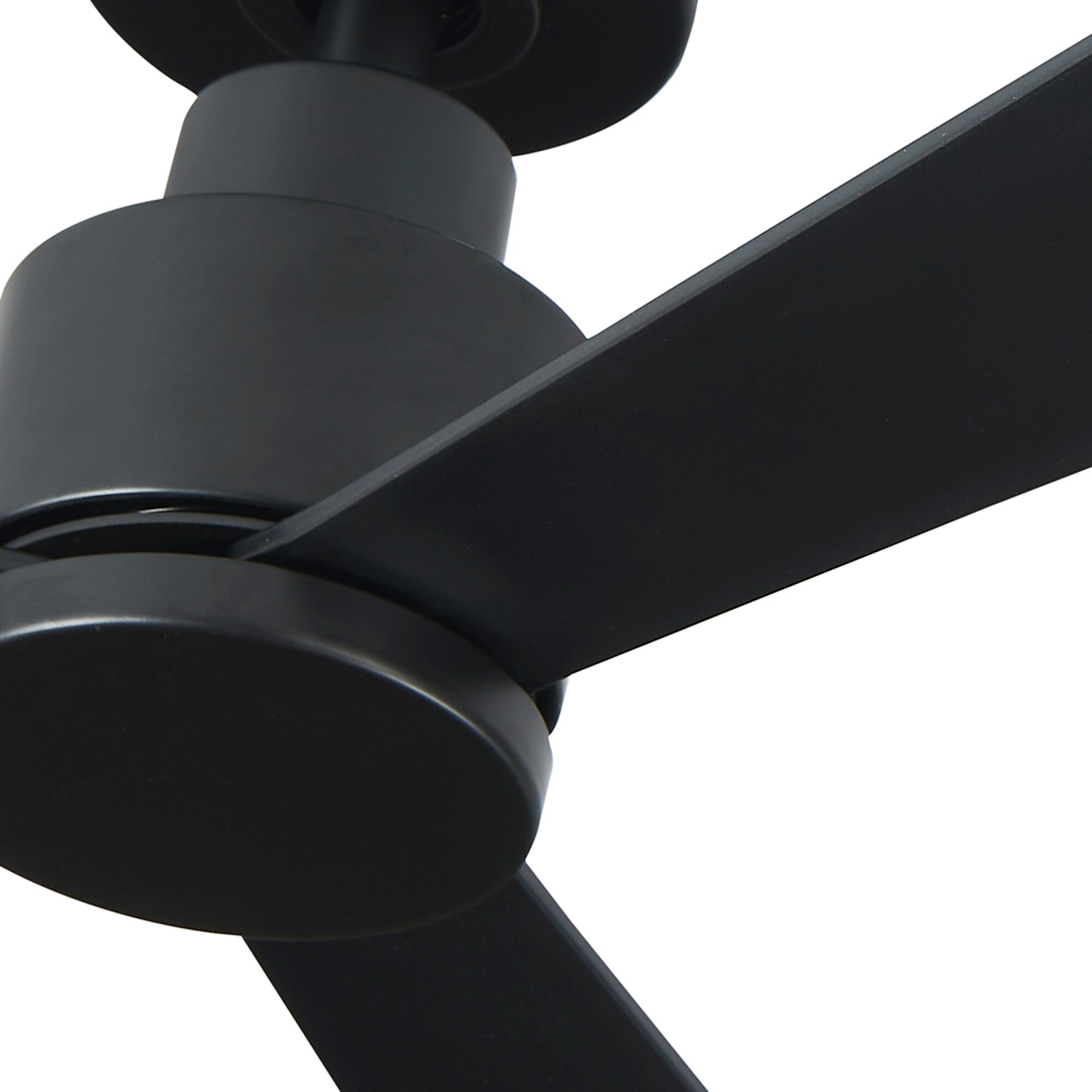 52-in Outdoor Matte Black with Black Blades Ceiling Fan Without Light - Remote Included ( 3 -Blade ) - Image 11