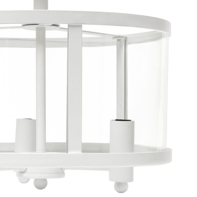 Lalia Home Classix 3-Light Matte White Semi mount light - Image 7