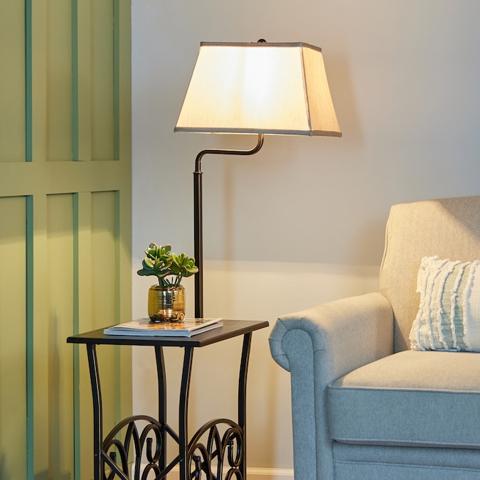 allen + roth 54-in Bronze Shelf Floor Lamp - Image 14