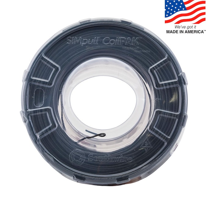 Southwire SIMpull CoilPAK 1000-ft 12-AWG Black Stranded Copper Thhn Wire (By-the-roll)