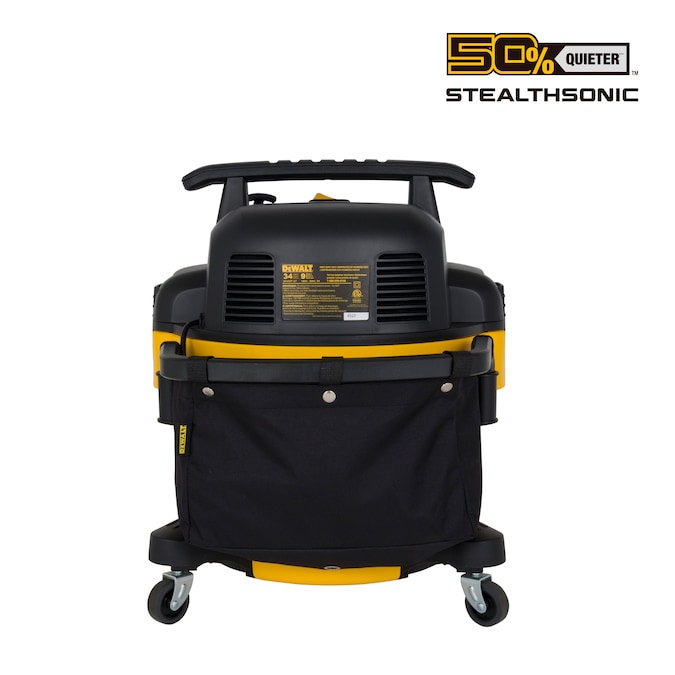 DEWALT Stealthsonic Quiet 9-Gallons 5-HP Corded Wet/Dry Shop Vacuum with Accessories Included - Image 4