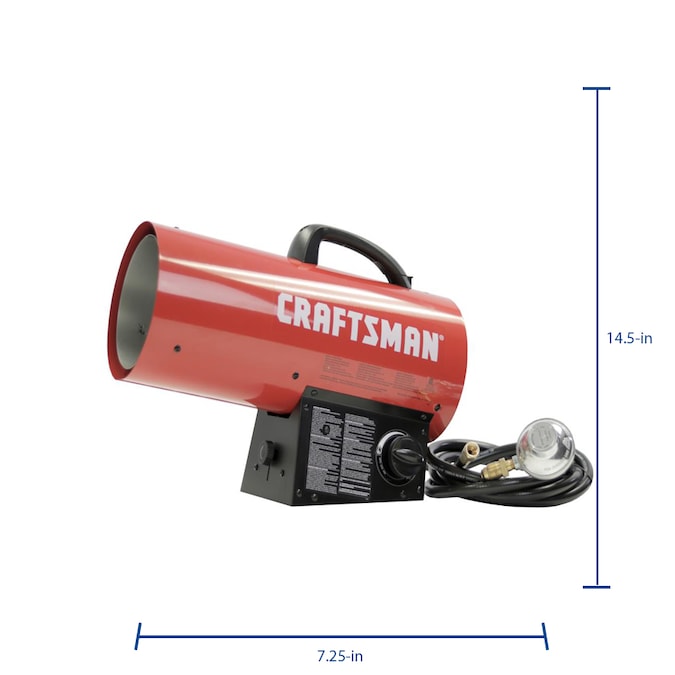 CRAFTSMAN Craftsman Forced Air Propane 60000-BTU Outdoor Portable Forced Air Propane Heater - Image 3