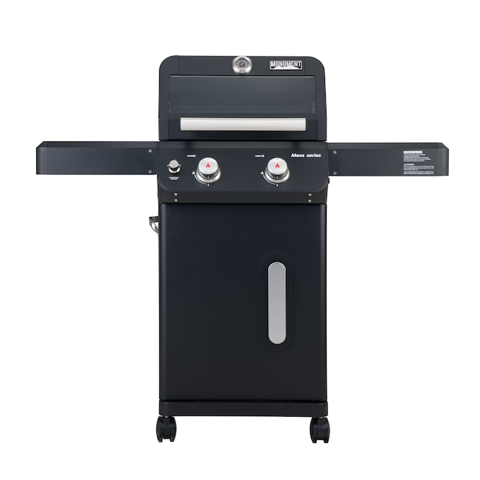 Monument Mesa Matte Black 2-Burner Liquid Propane Gas Grill