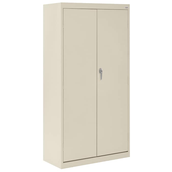 Sandusky 30-in W x 66-in H x 18-in D Freestanding Steel Garage Cabinet in Brown/Tan