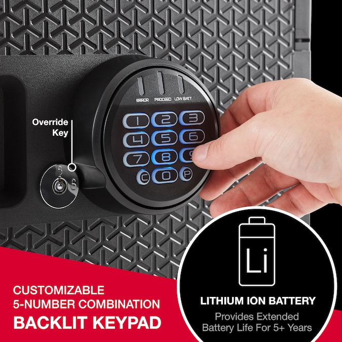 SentrySafe 0.8-cu ft Fireproof and Waterproof Home Safe with Electronic/Keypad Lock - Image 6