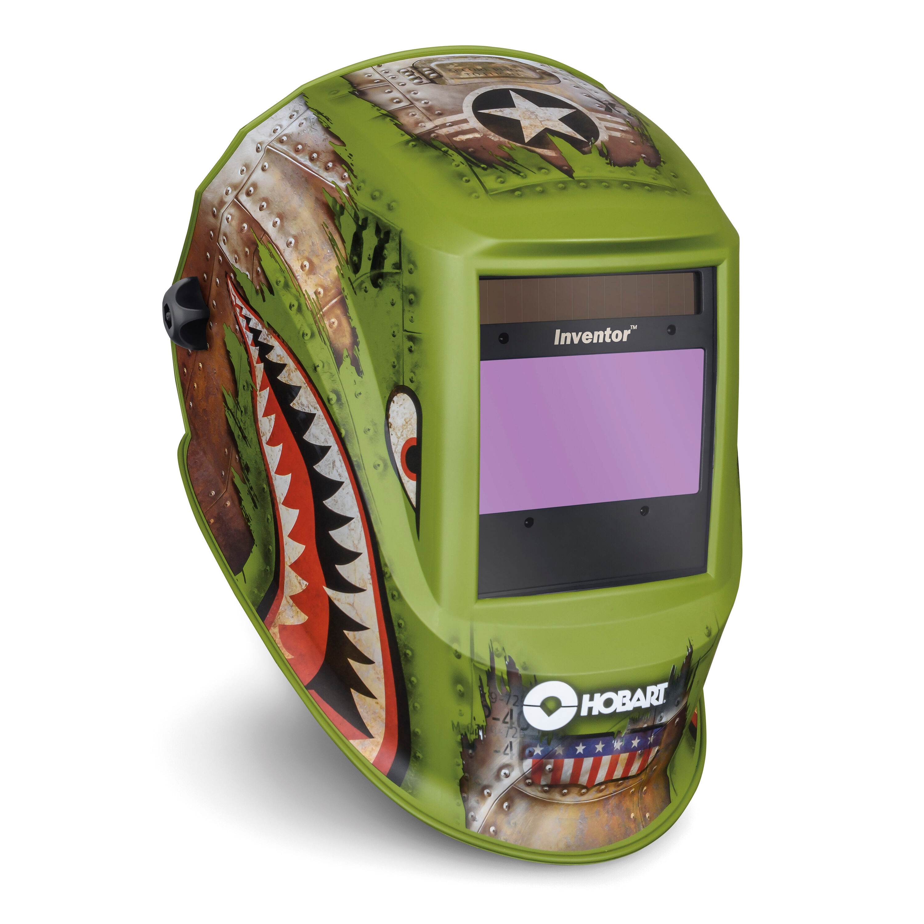 Auto Darkening Variable Shade Green Matte Welding Helmet