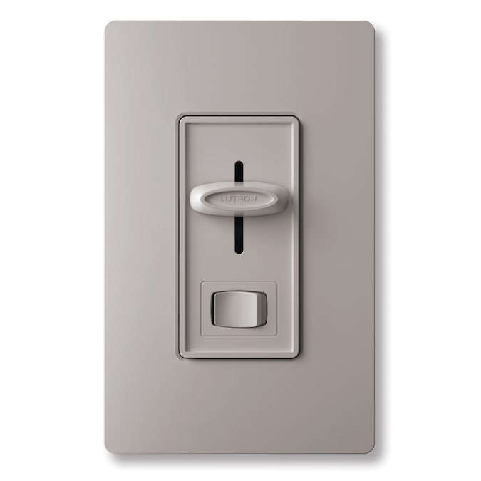 Lutron Skylark ELV Single-pole/3-way Slide Light Dimmer Switch, Gray