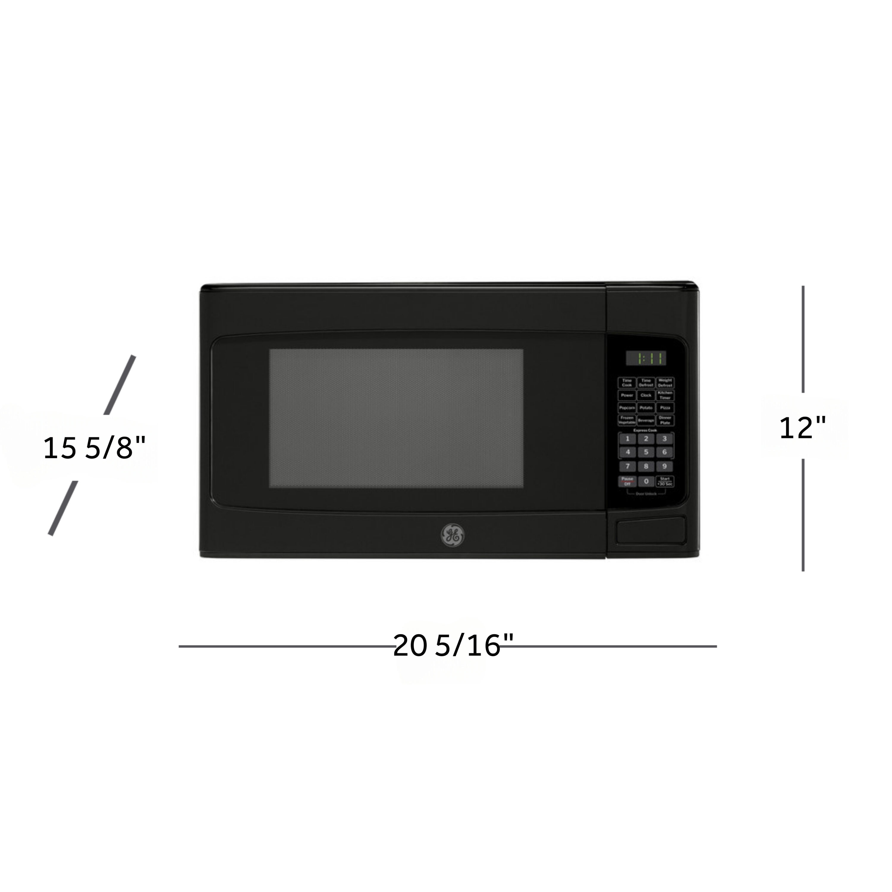 1.1-cu ft Medium 950 -Watt Countertop Microwave ( Black ) - Image 11