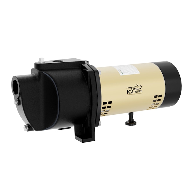 K2 Pumps 1/2-HP 115 and 230-Volt 15-GPM Cast Iron Shallow Well Jet Pump