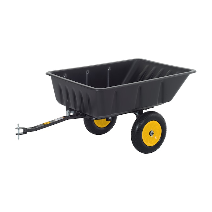 Polar 10-cu ft Poly Dump Cart, 5 Year limited Warranty, Hitch Pin Included