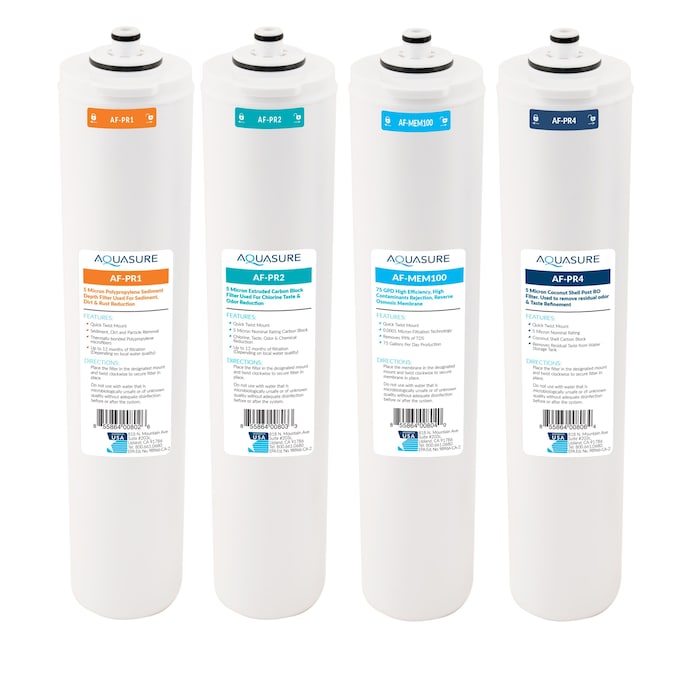 AQUASURE Premier 4-stage Multi-method Reverse Osmosis Filtration System