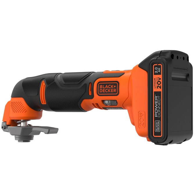 BLACK+DECKER 20-volt Cordless Variable 17-Piece Oscillating Multi-Tool Kit (1-Battery Included) - Image 5