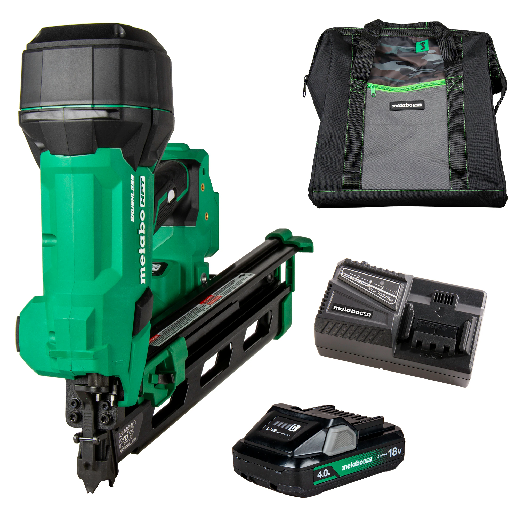 Multi-Volt 3-1/2-in 21 -Degree Cordless Roundhead Framing Nailer ( Battery Included )