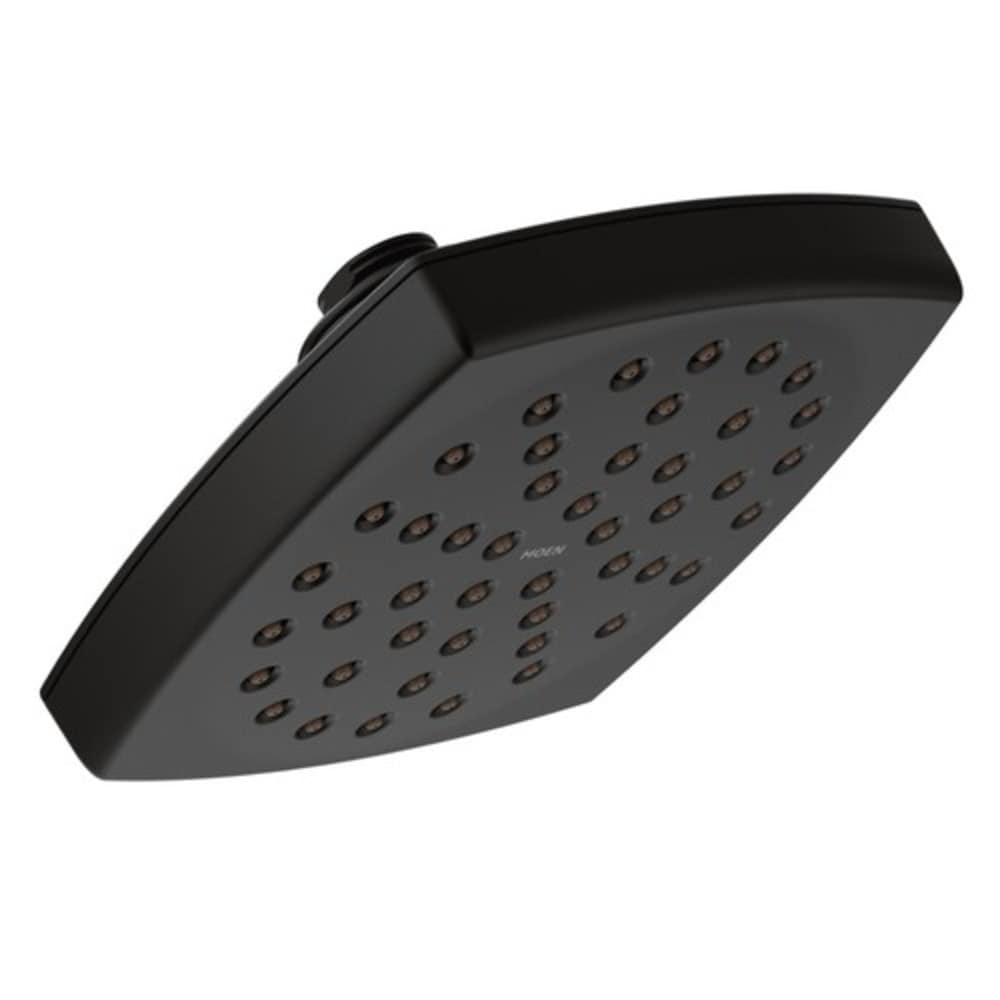 Matte Black Sold separately Single function Square Bathtub and shower Faucet (Valve Not Included)