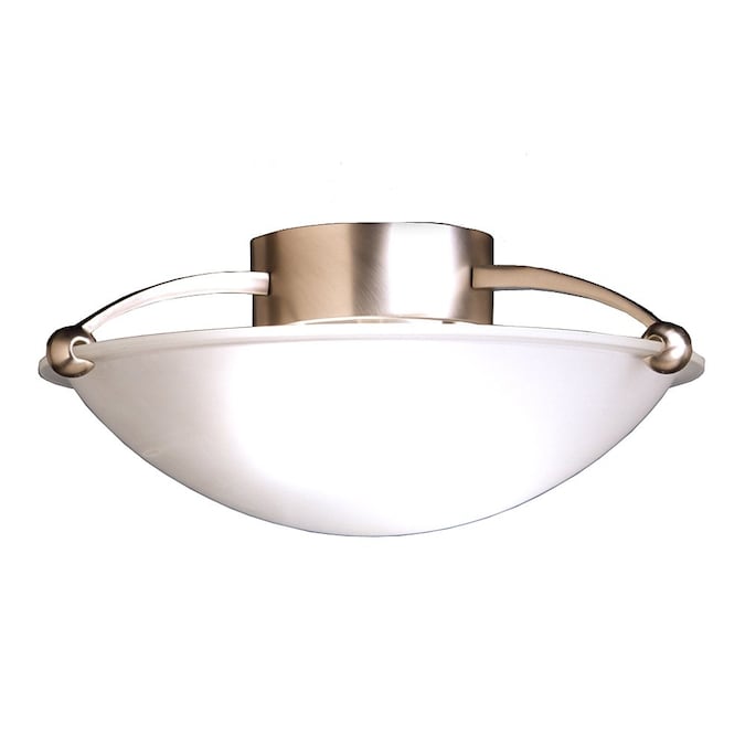 Kichler 1-Light Brushed Nickel Semi mount light