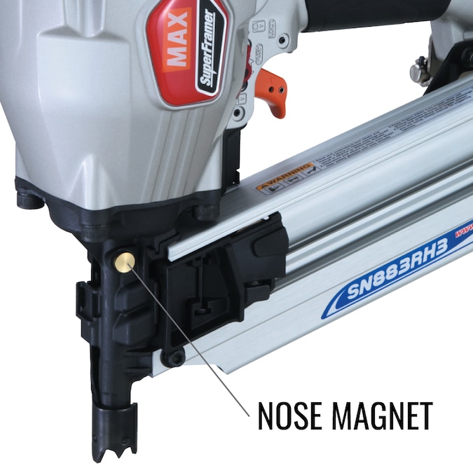 MAX SuperFramer 2-in 21-Degree Corded Pneumatic Framing Nailer - Image 6