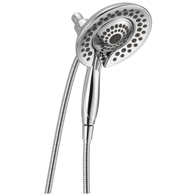 Delta Universal Showering Components Lumicoat Chrome 6.8125-in Round Dual/Combo Shower Head 1.75-GPM (6.6-LPM)