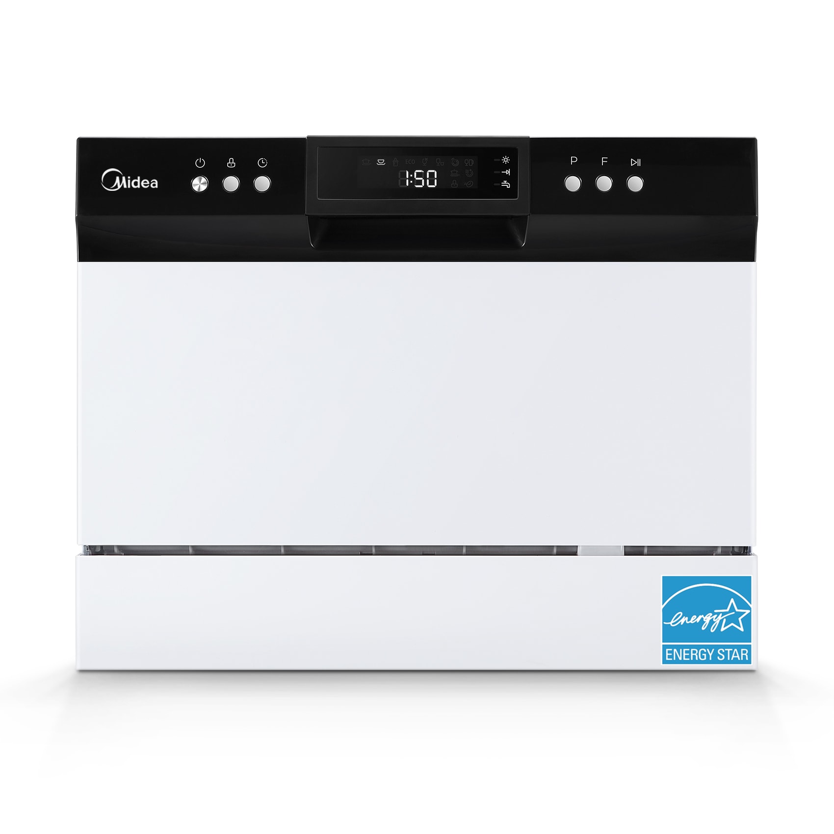 21.63-in Portable Countertop dishwasher ( White ) 52-Decibel Standard Sound Level