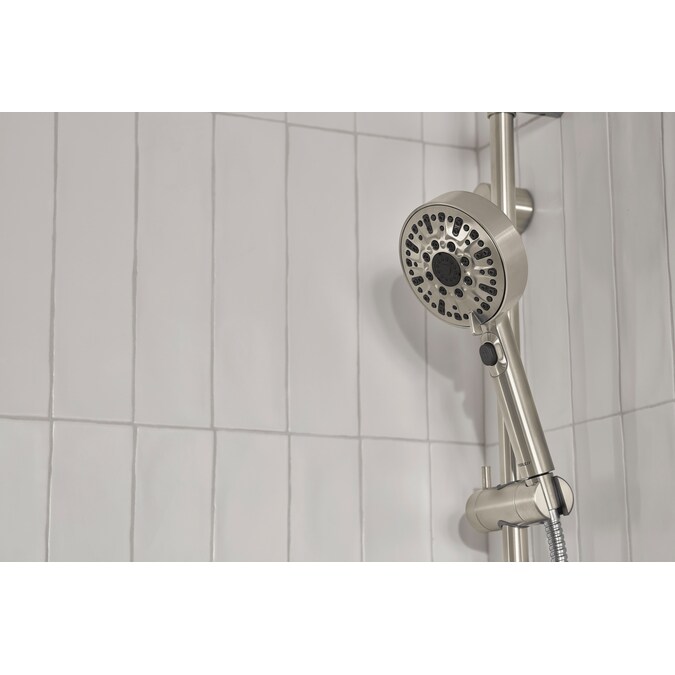 Peerless Precept Brushed Nickel Multi-function Round Bathtub and Shower Faucet Valve Included - Image 5