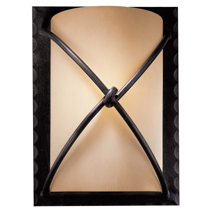Minka Lavery 9.25-in W 1-Light Bronze Modern/Contemporary Incandescent Wall Sconce