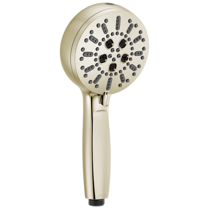 Delta ProClean Lumicoat Polished Nickel 4.5-in Round Handheld Shower Head 1.75-GPM (6.6-LPM)