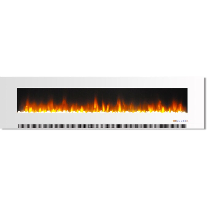 Cambridge 78-in W White Fan-forced Wall-mount Electric Fireplace with Remote Control Included - Image 12
